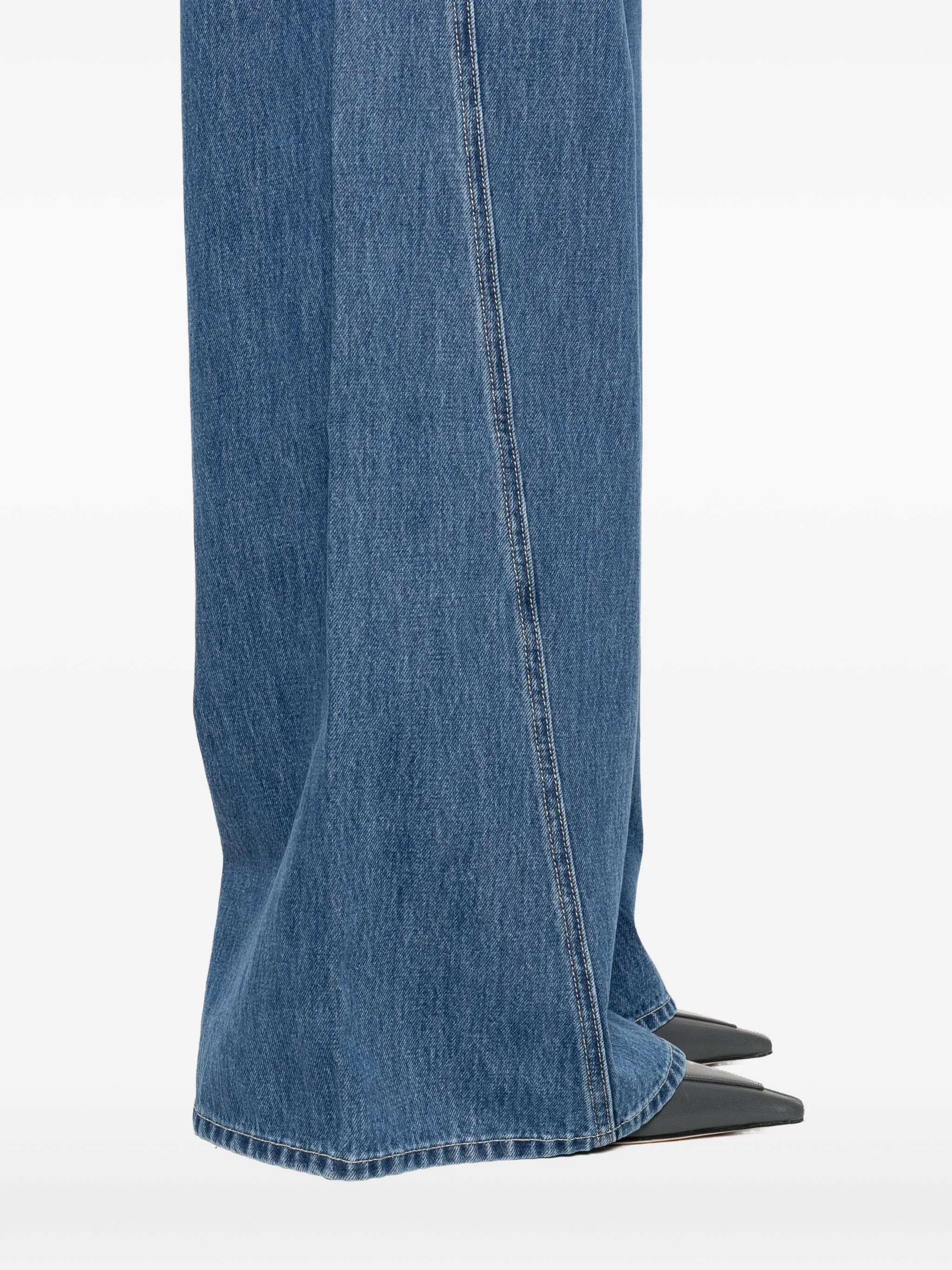 L'agence Stitching-detail Denim Jeans - 4
