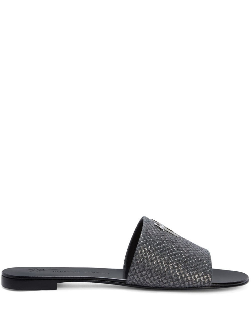 Shirley leather slides 1