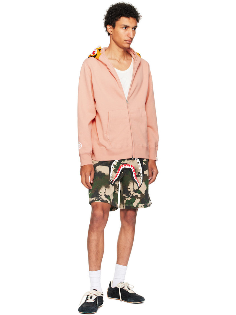 A BATHING APE® Pink Tiger Full Zip Hoodie outlook