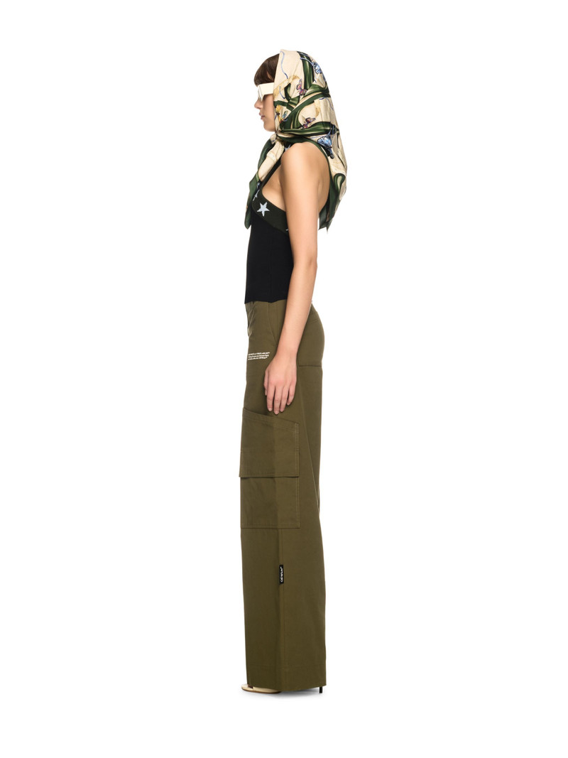 Green Toybox Cotton Cargo Pants 3