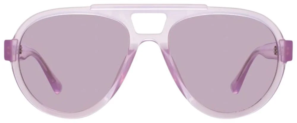 X THE ATTICO JURGEN SUNGLASSES (PINK/SILVER) - 1