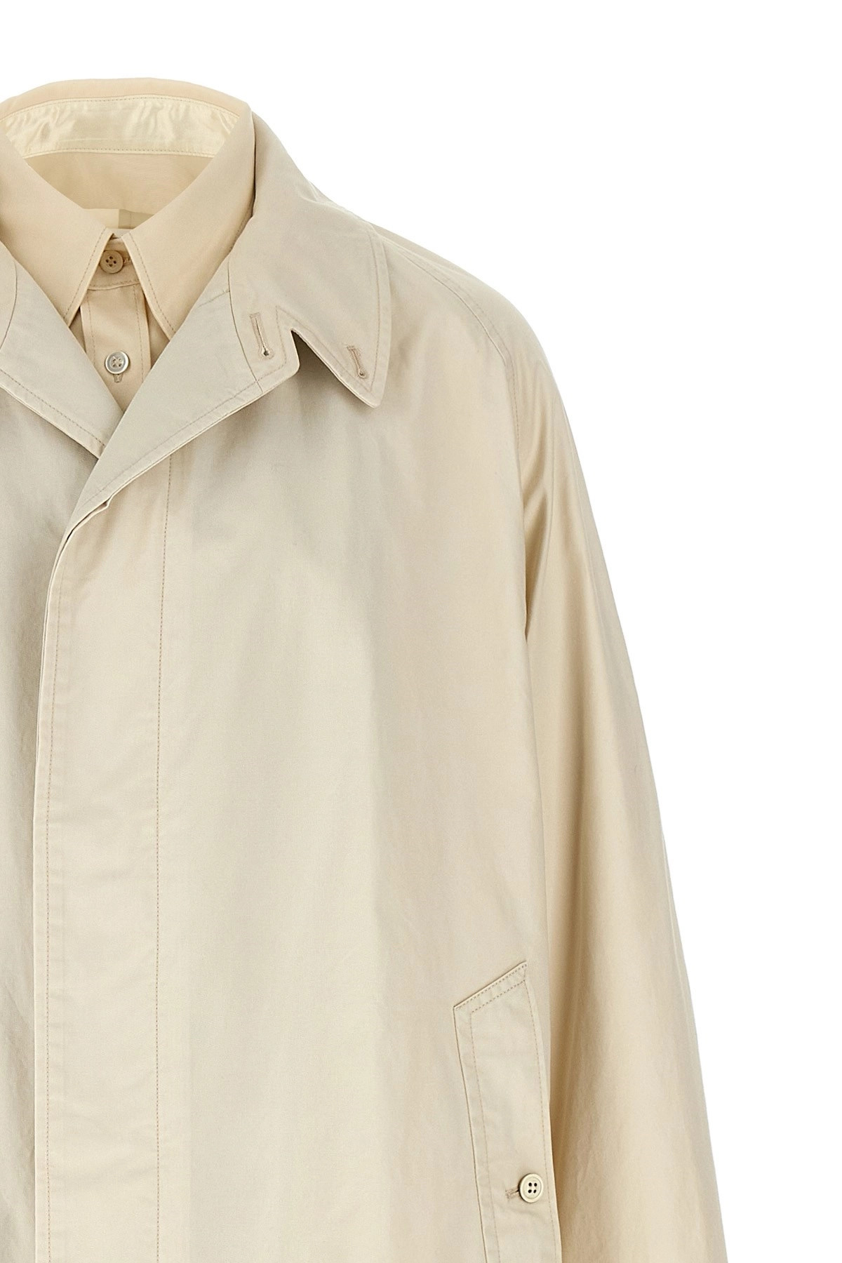 Layered trench coat - 5