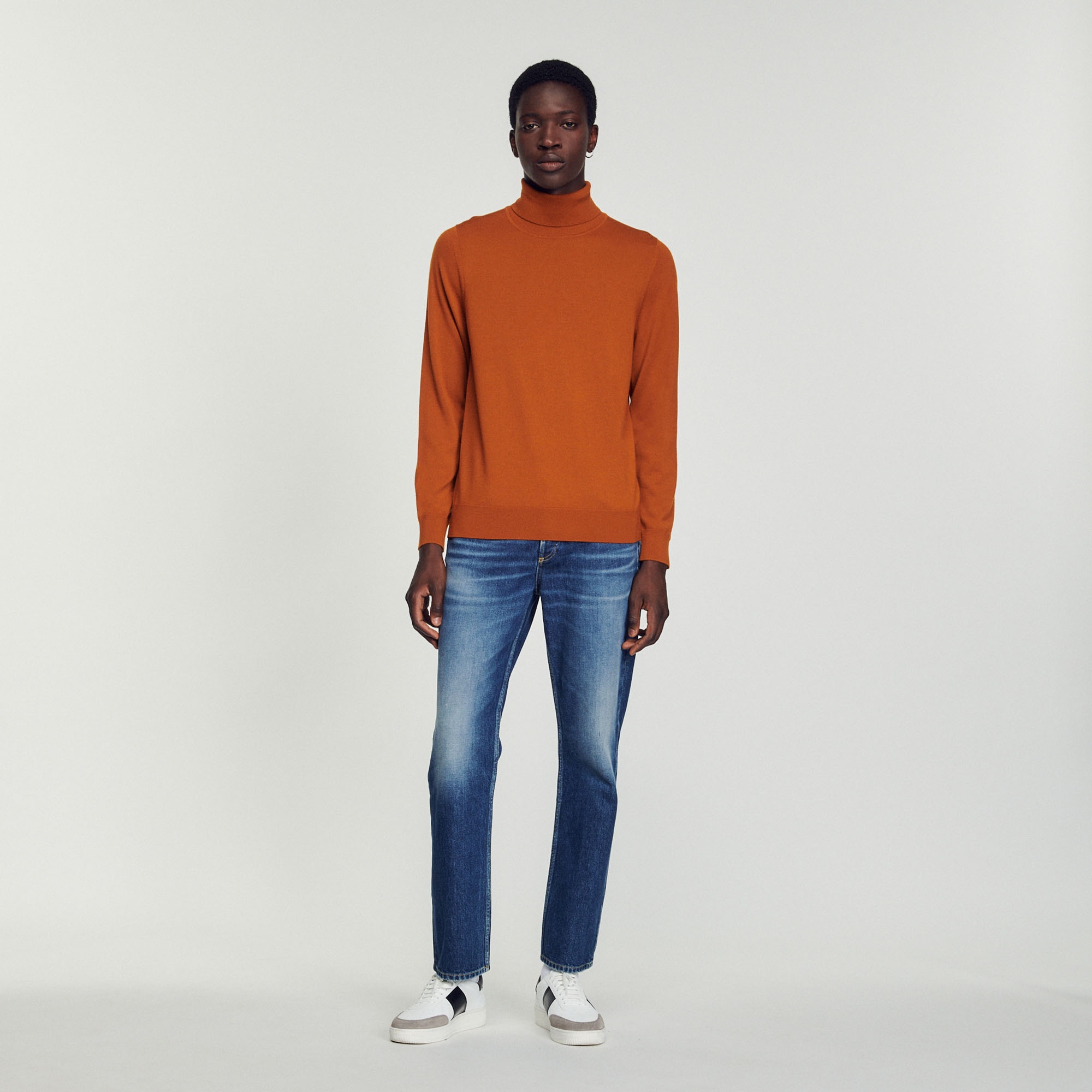 Roll neck wool sweater - 4