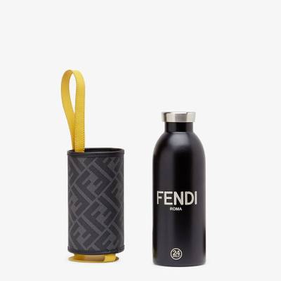 FENDI 24Bottles® flask with black fabric cover outlook
