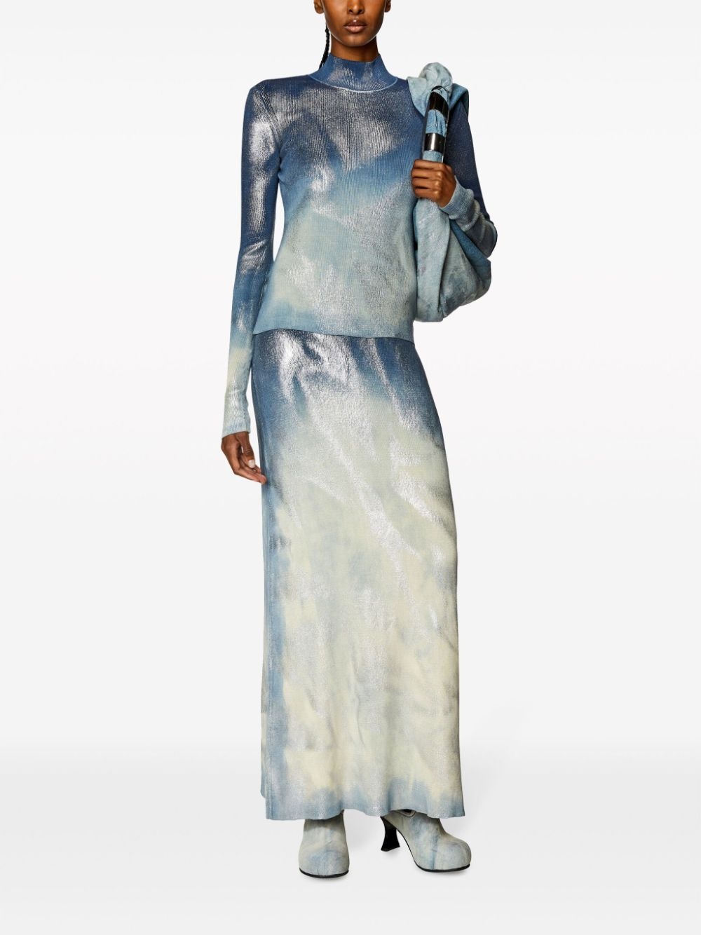 M-Ileen metallic-effect jumper - 2