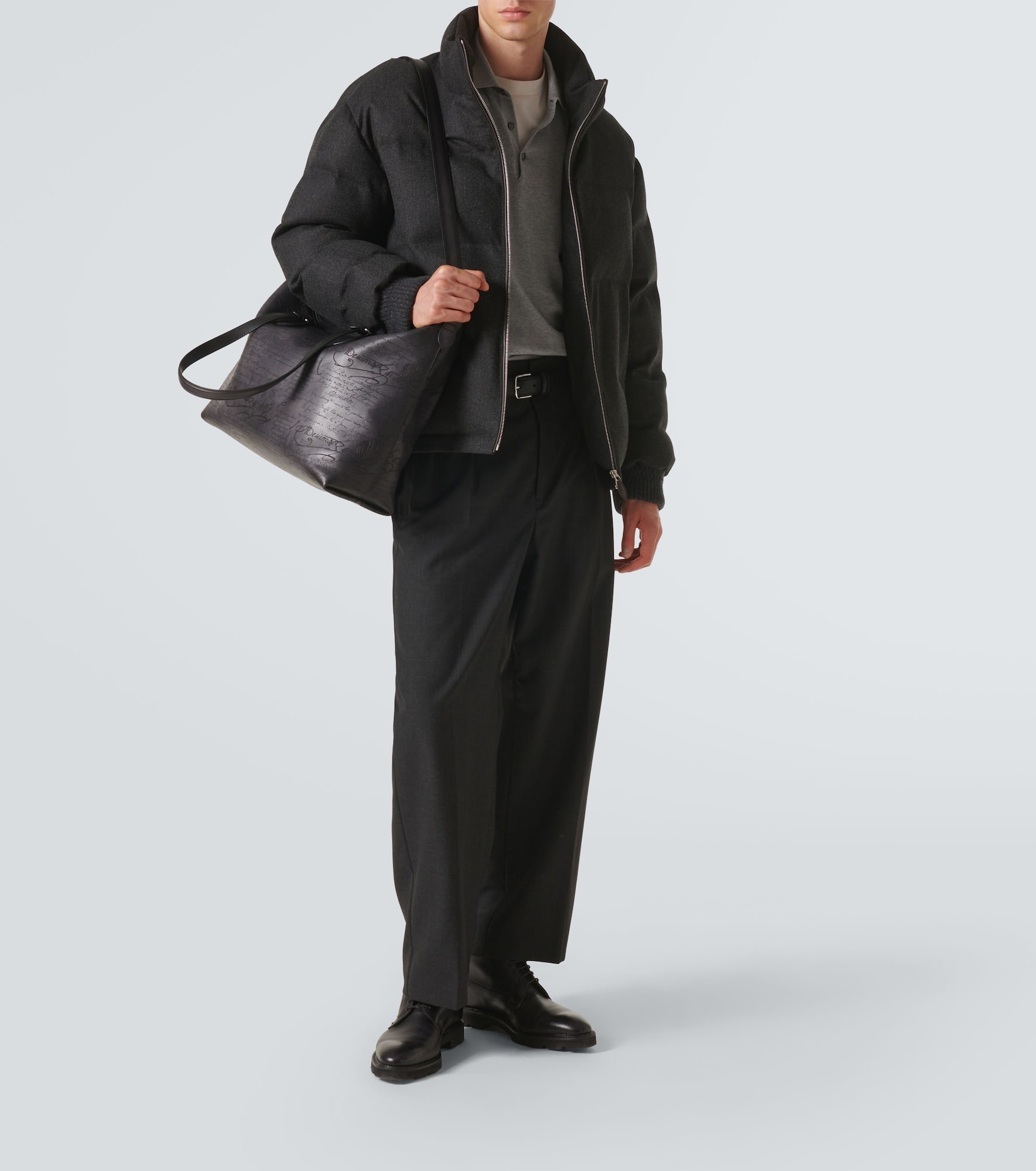 Late Hour Scritto leather tote bag - 7