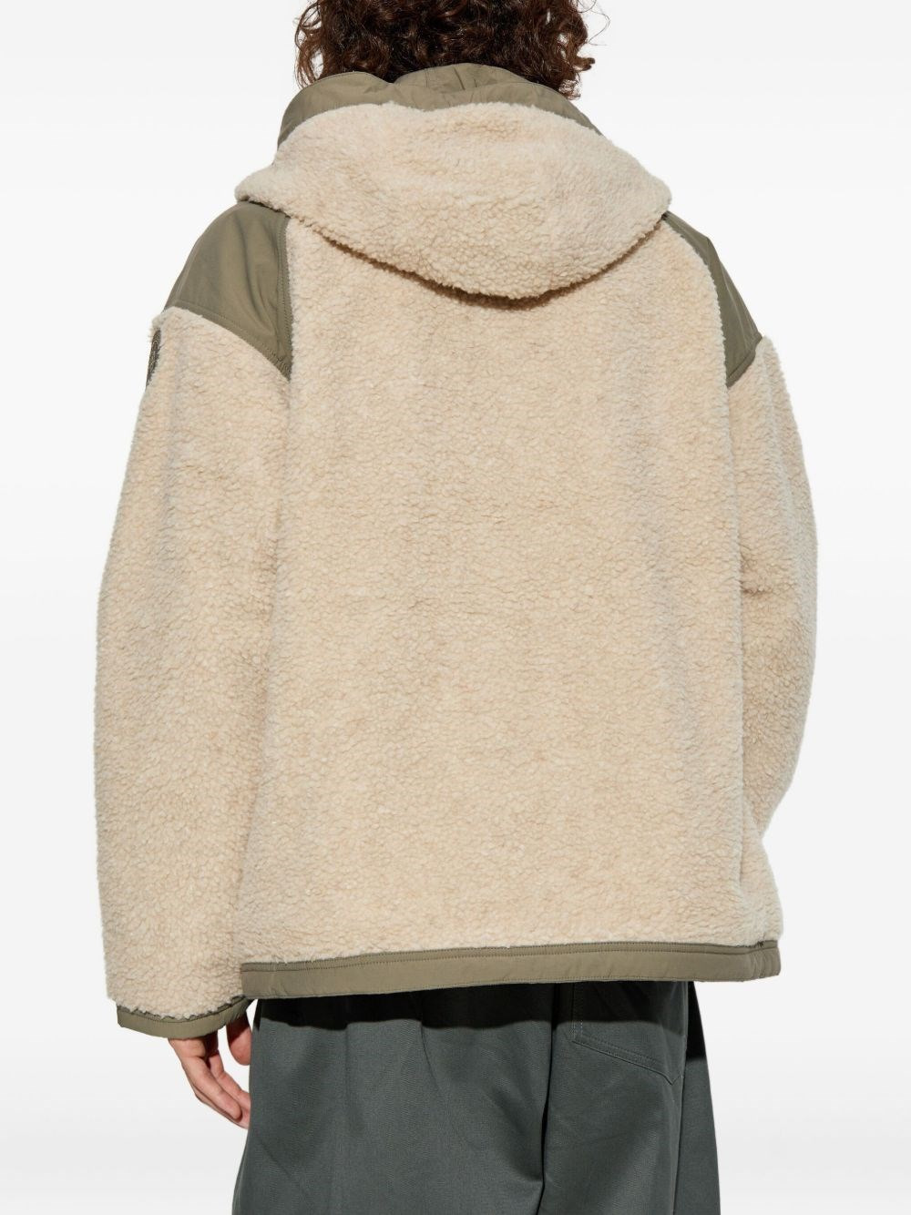 Wool blend reversible bomber jacket - 4
