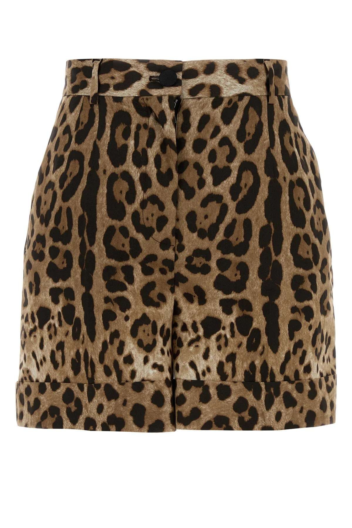 Printed poplin shorts - 1