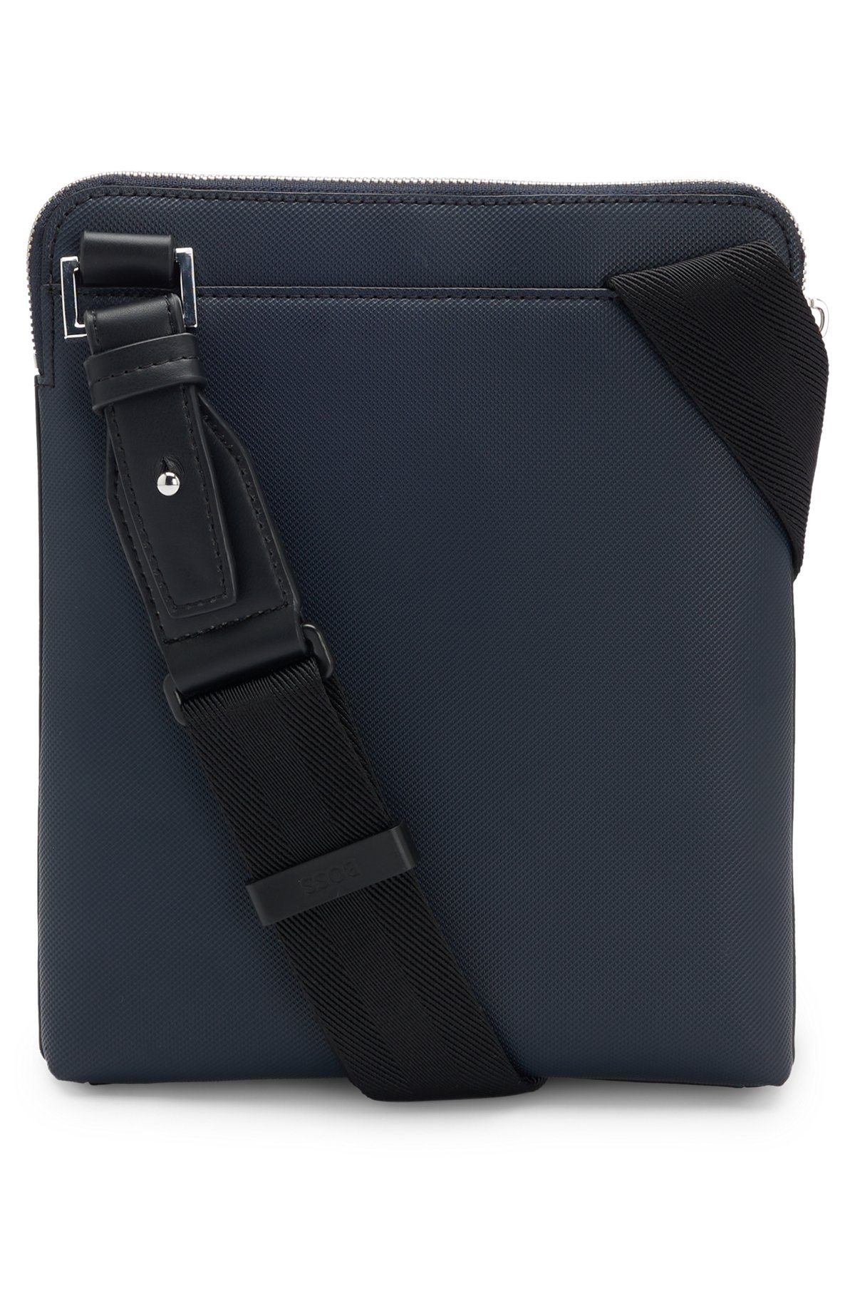 TEXTURED ENVELOPE BAG WITH LOGO HARDWARE - 2