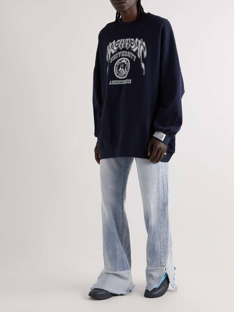 Raf Simons Antei Mesh, Faux Leather and Nylon Sneakers outlook