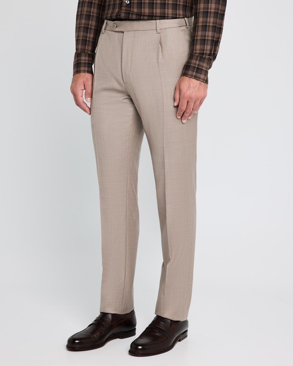 Men's Wool Twill Trousers - 4