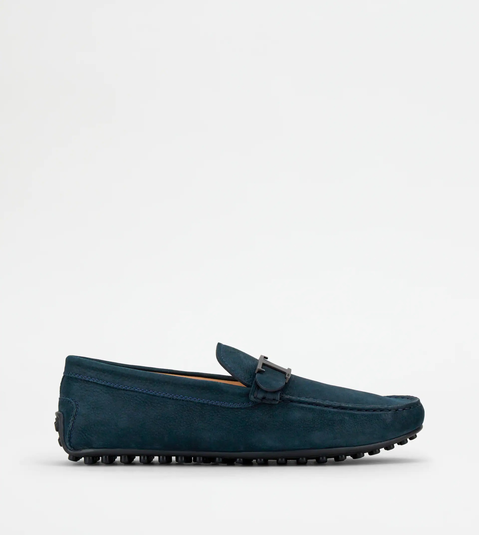 CITY GOMMINO DRIVING SHOES IN NUBUCK - BLUE - 1