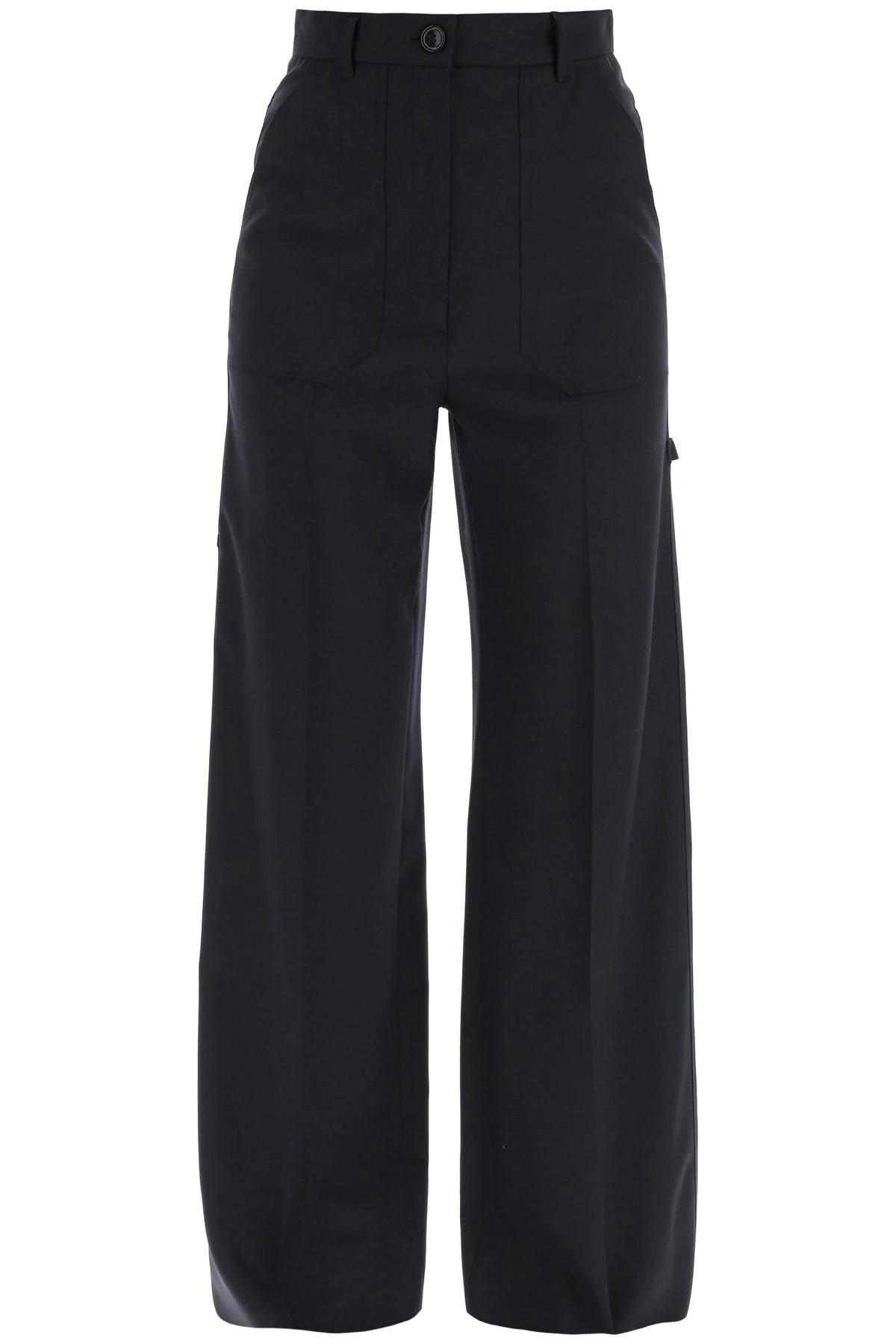 OPERA TROUSERS IN WOOL TWILL - 1