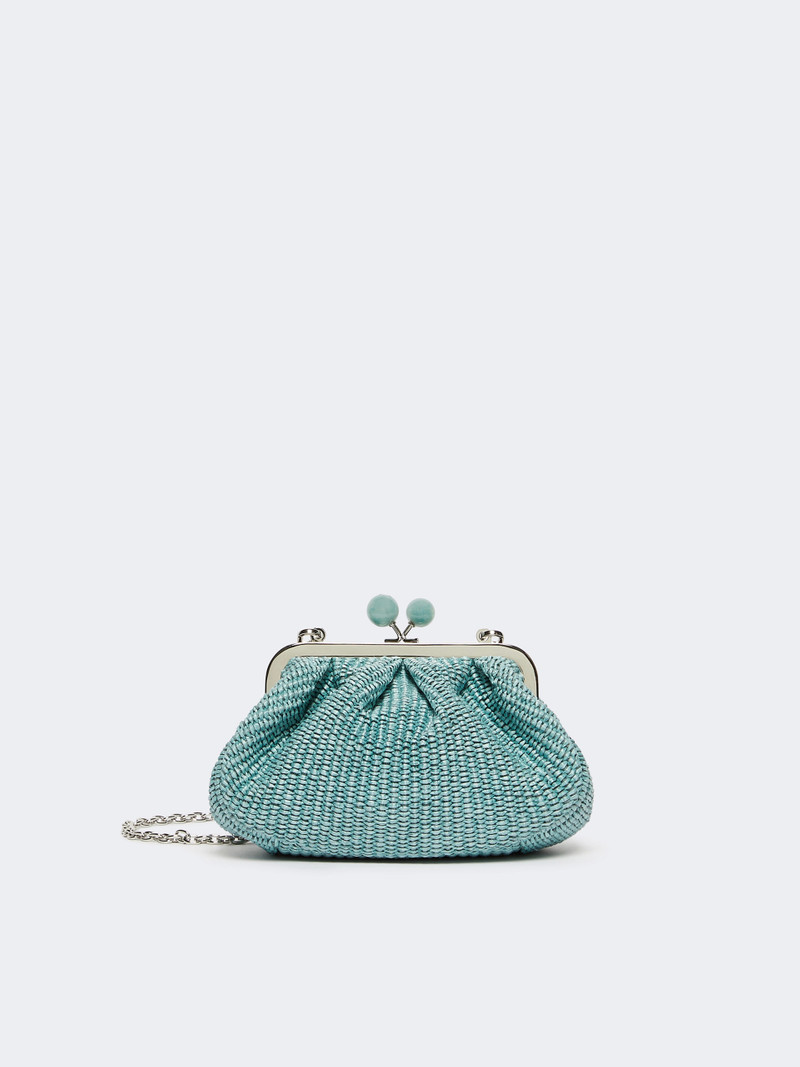PALMAS Small raffia-effect Pasticcino Bag - OIL 11