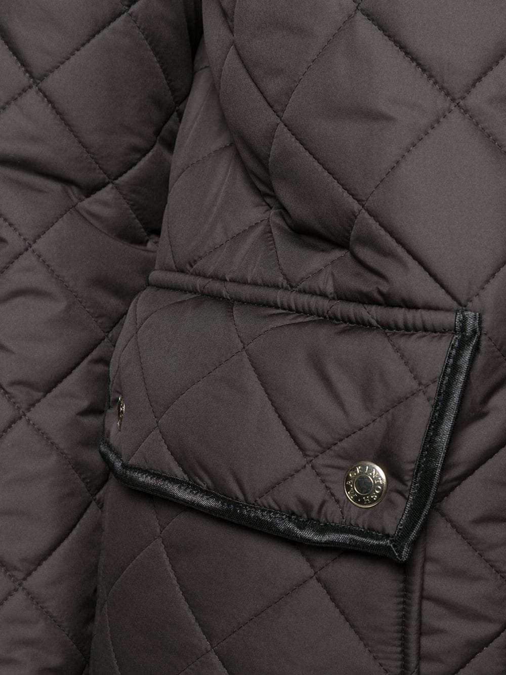 HUNA Black Quilted Coat | LQ-1006 - 5