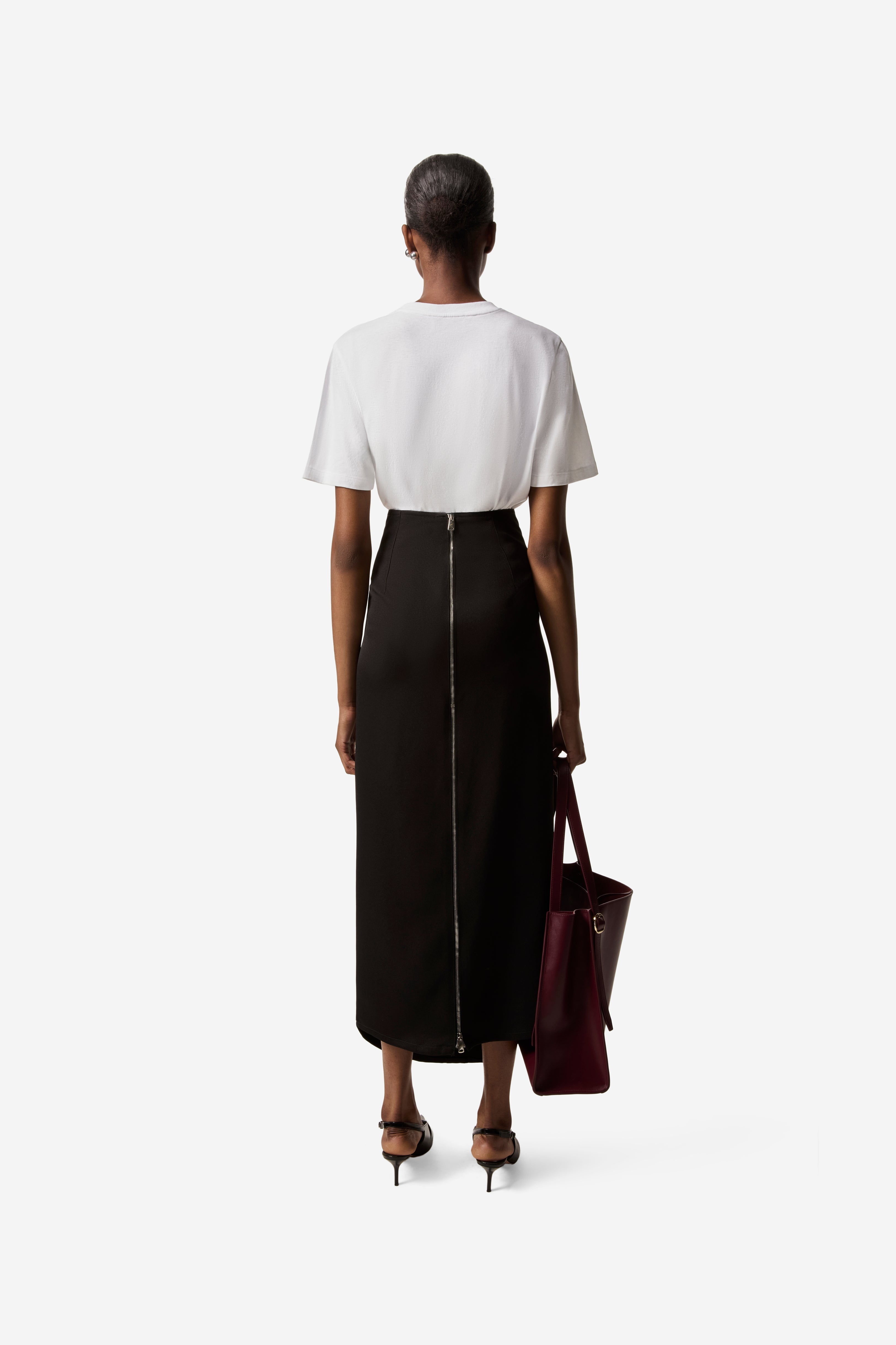 Long Zip Skirt - 4