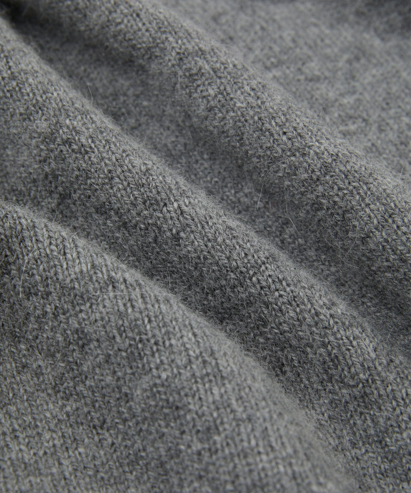 Wool and Angora mock neck sweater 7