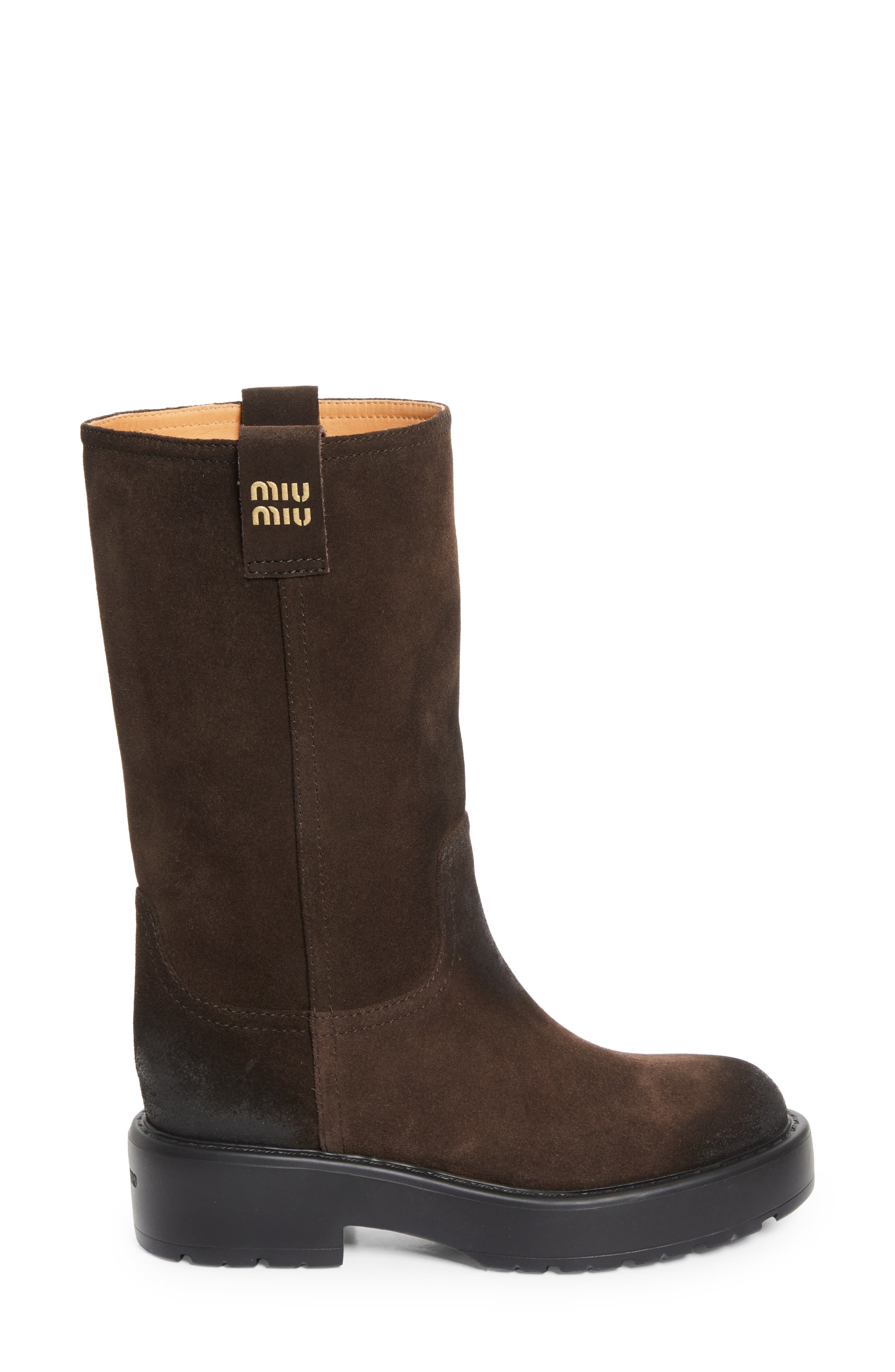 Miu Miu Work Boot in Moro at Nordstrom - 4