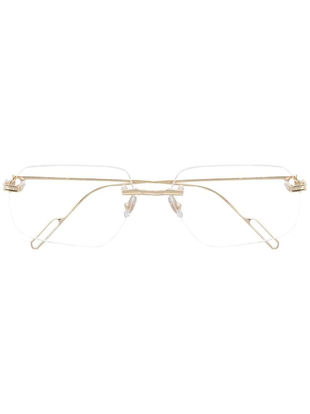 C Décor rectangular-frames glasses - 1