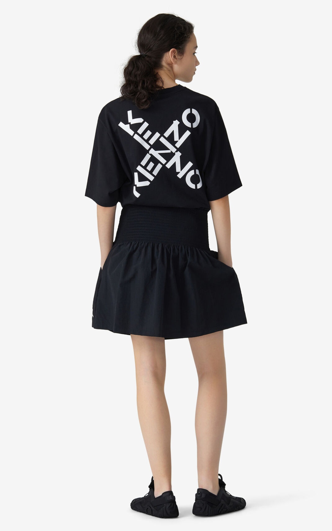 KENZO Sport 'Little X' flared skirt - 3