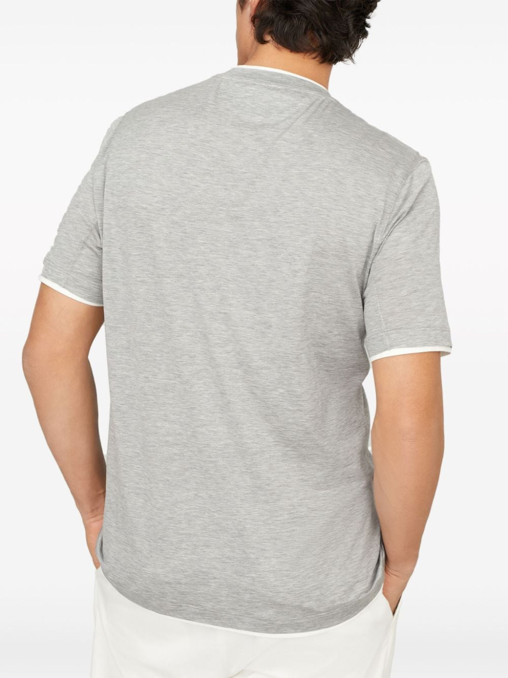 Brunello Cucinelli Men Cotton T-Shirt - 2