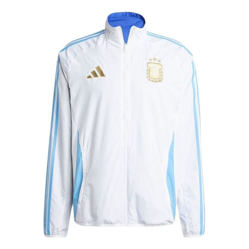 adidas Argentina Anthem Jacket Asia Sizing 'White Blue' IW0219 1