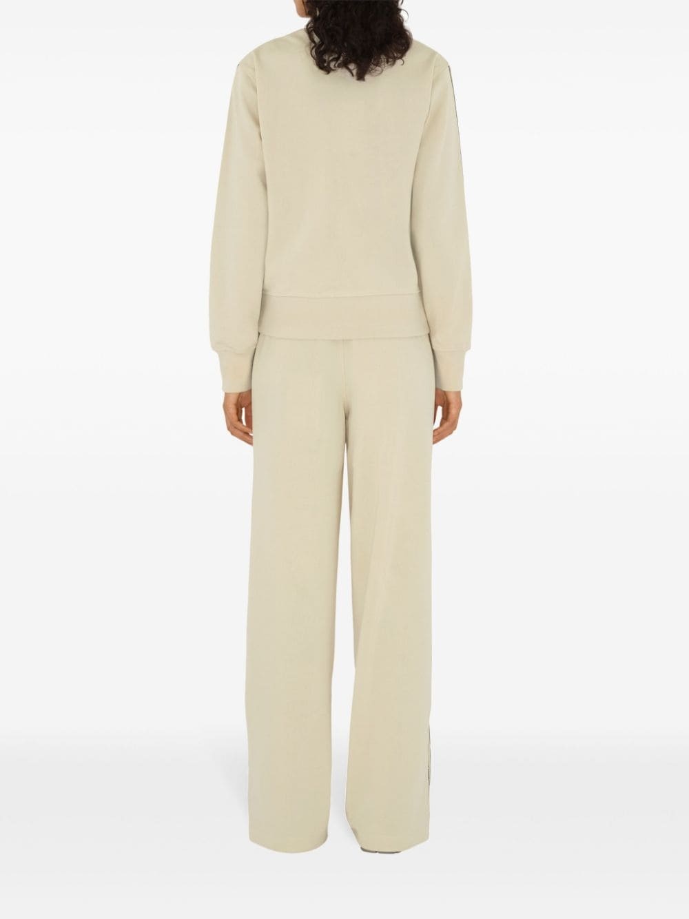 striped jersey track pants - 4