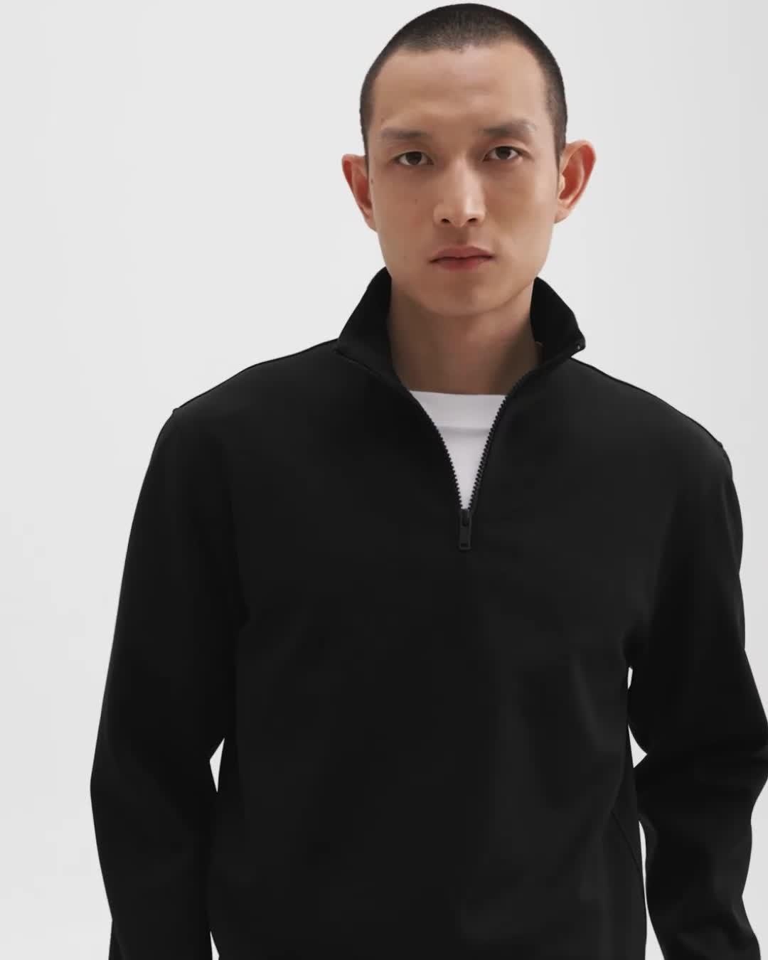 Quarter-Zip Sweatshirt in Scuba - 7