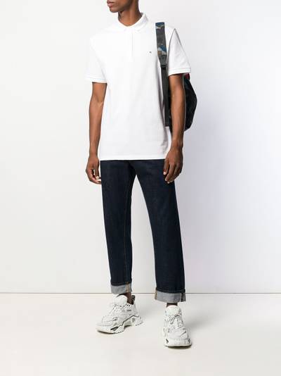 Valentino rockstud appliqué polo shirt outlook