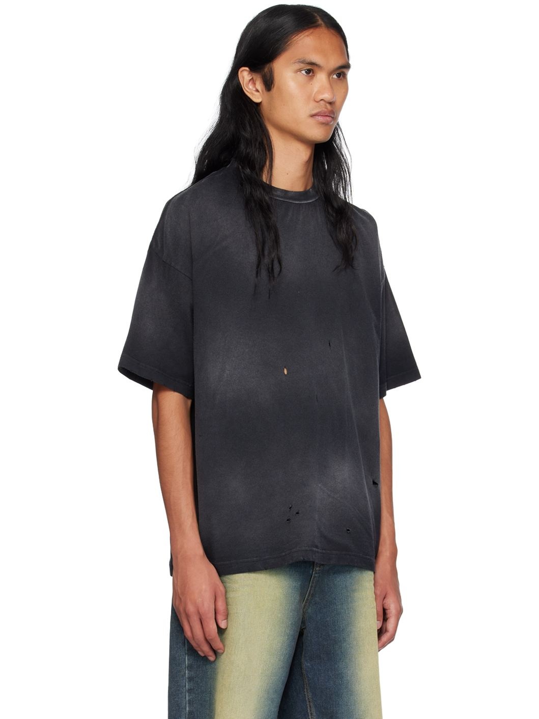 Black Dyed T-Shirt - 2