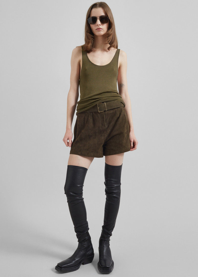 Rivo Knit Tank Top - Khaki 7
