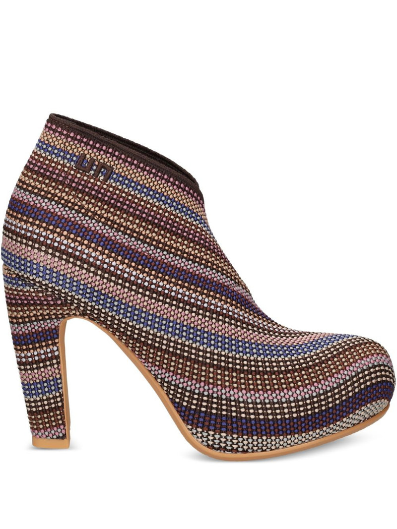 60mm leather heeled boots 1