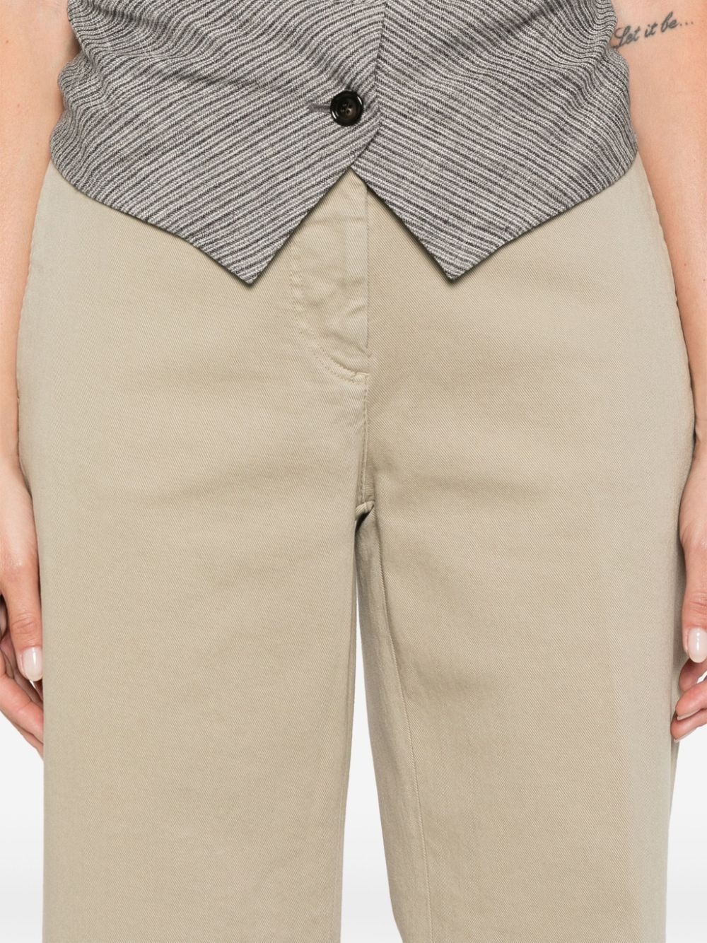 straight-leg trousers - 5