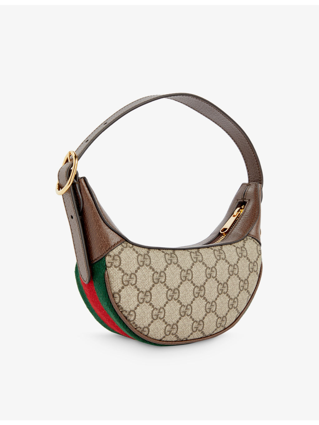 Ophidia mini canvas shoulder bag - 4
