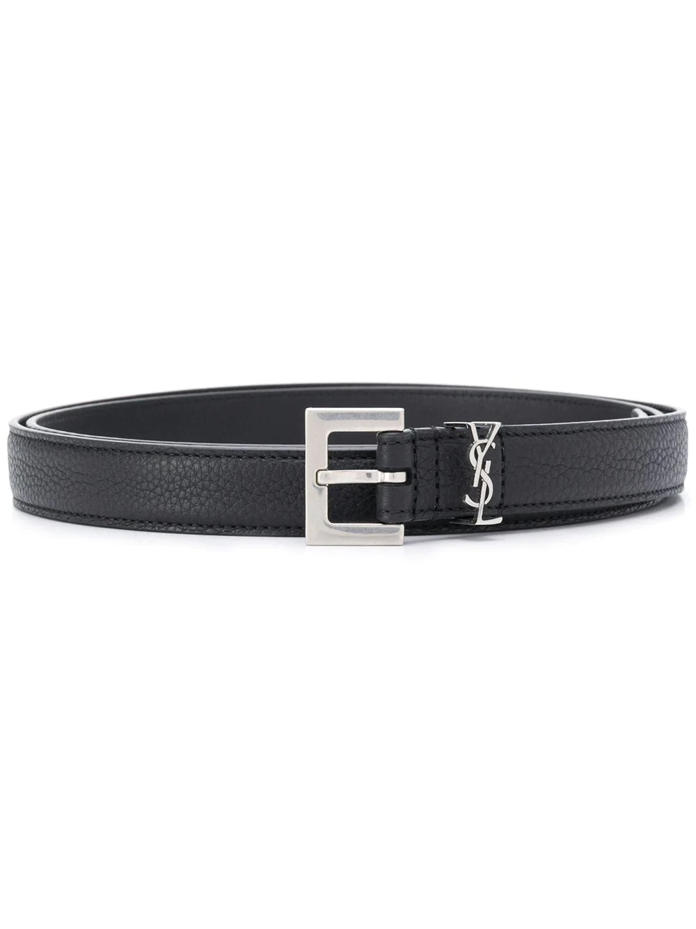 monogram appliqué adjustable belt - 1