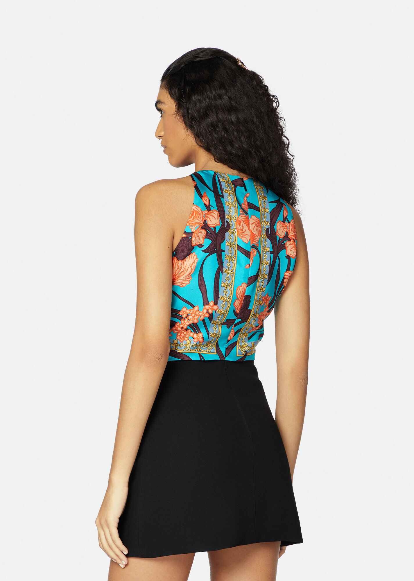 Acid Bouquet Foulard Dress - 3