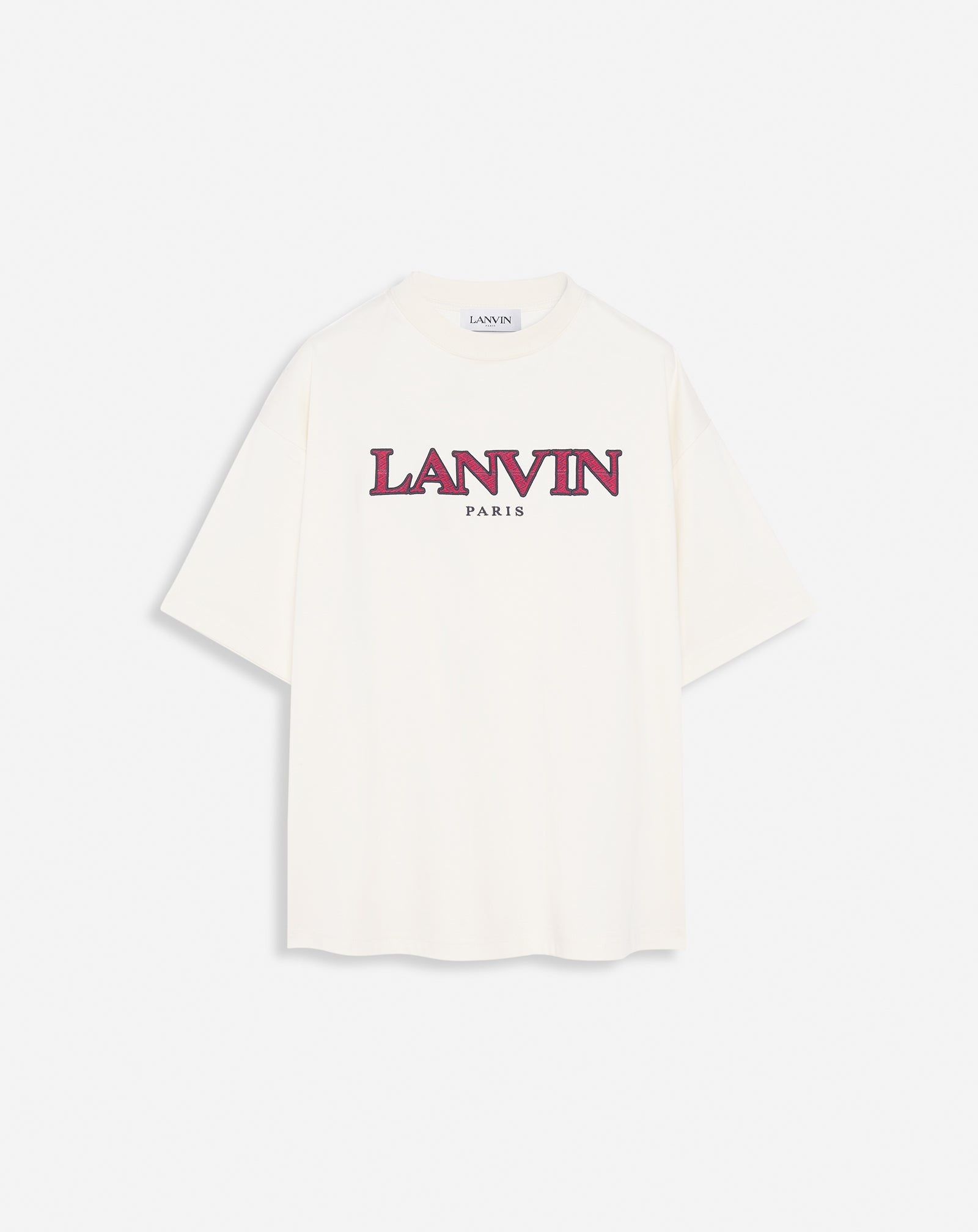 OVERSIZED EMBROIDERED CURB T-SHIRT - 1