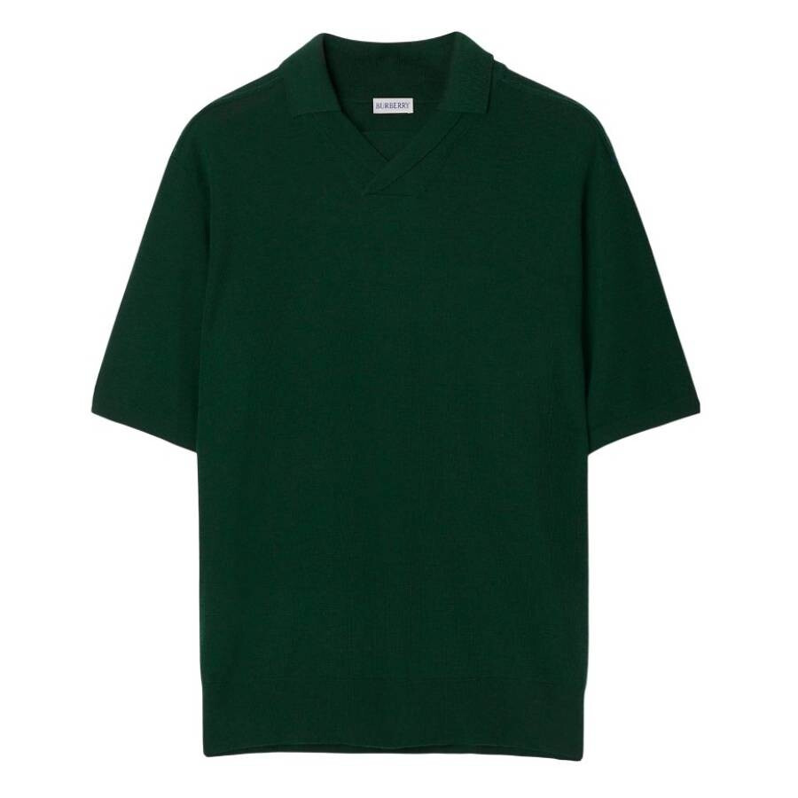 Burberry Knitted Wool Polo Shirt - 5