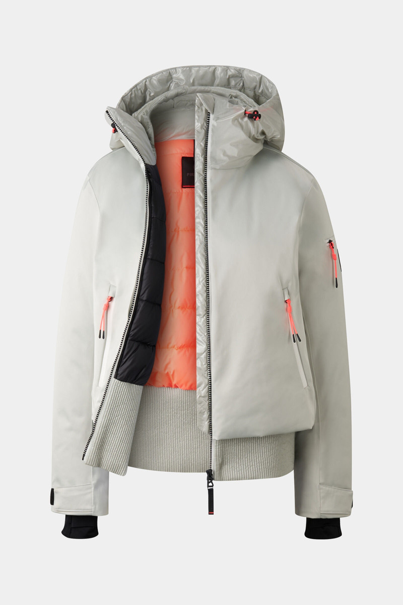 BOGNER Emely ski jacket in Light gray outlook