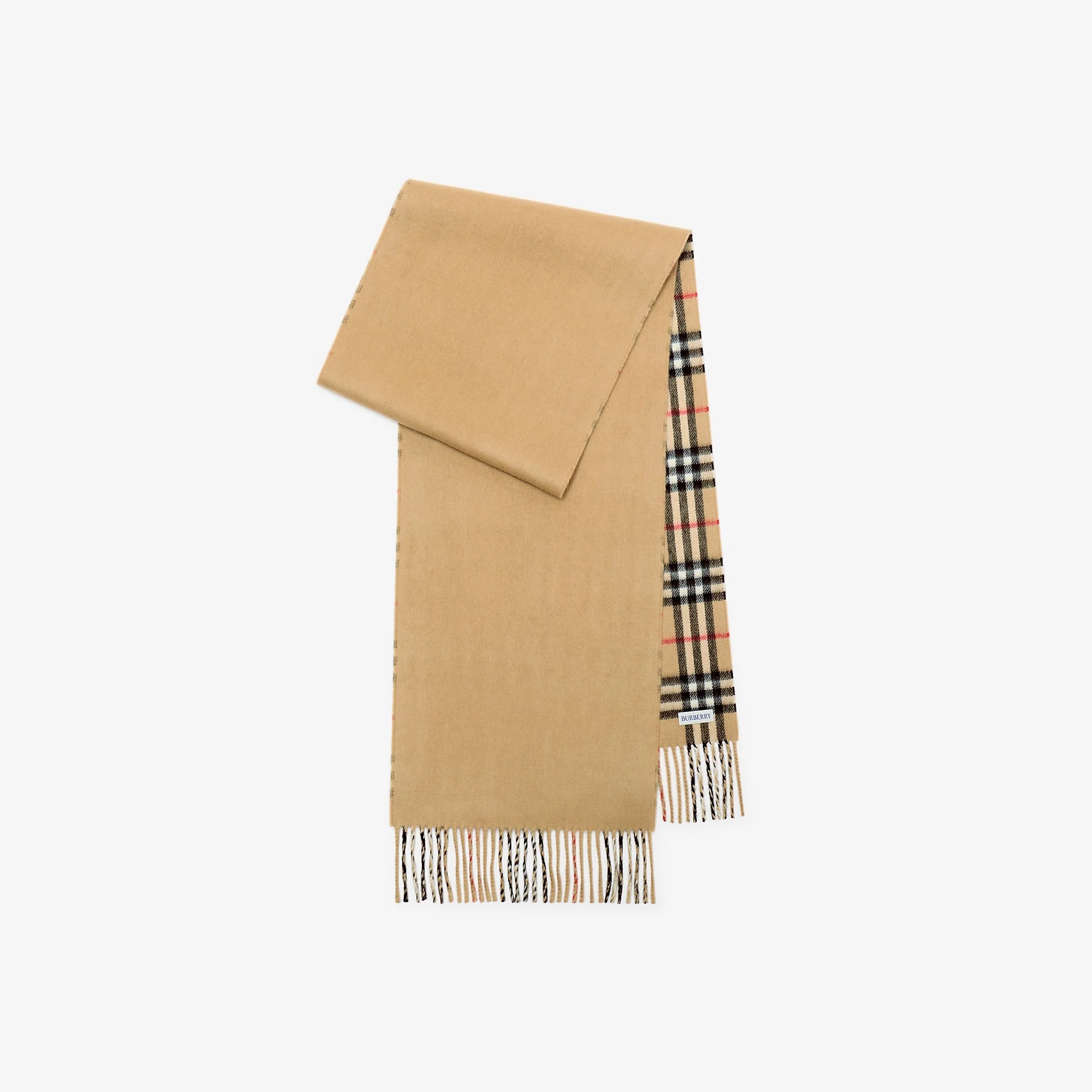 Reversible Check Cashmere Scarf - 1
