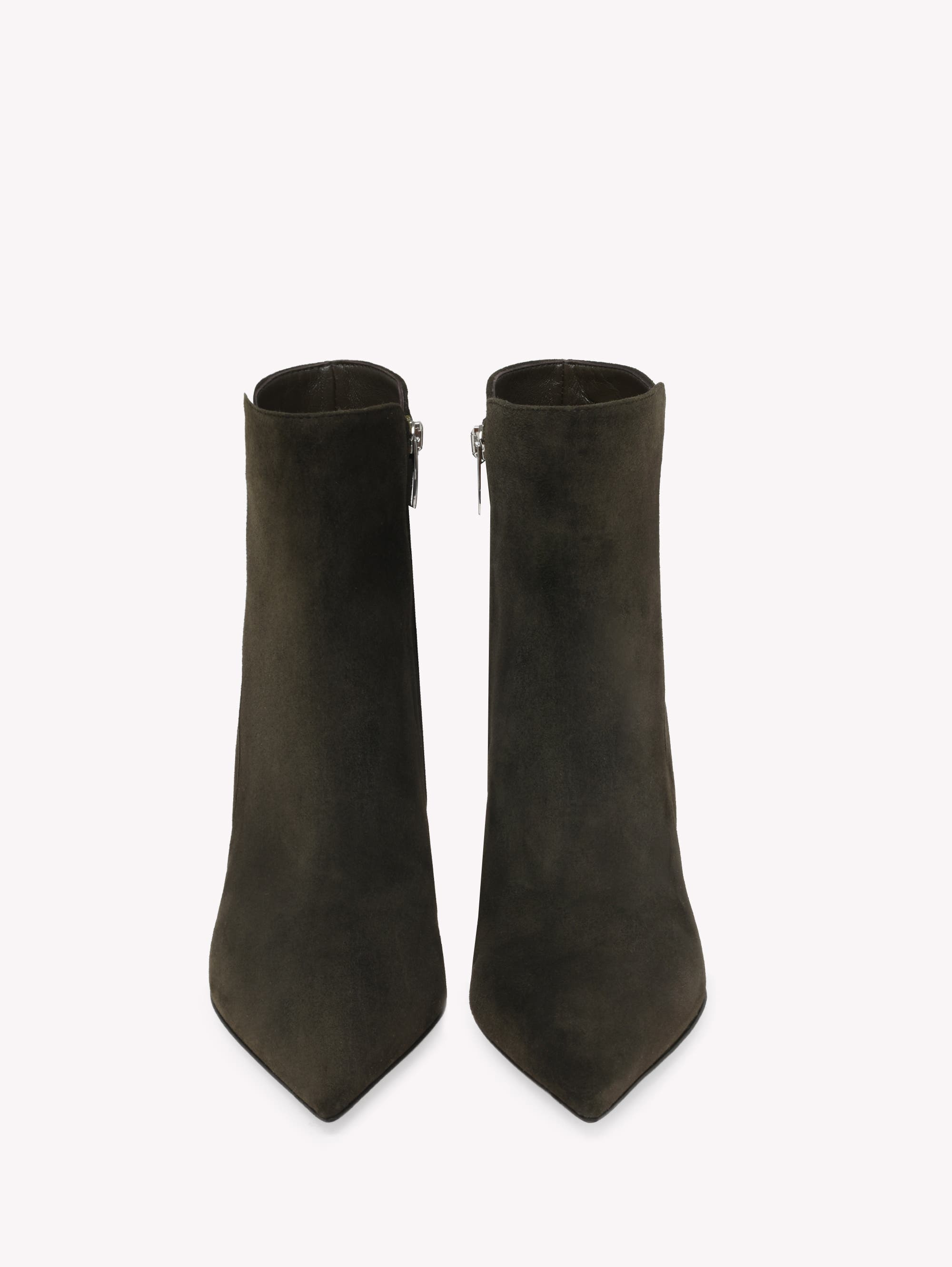 Gianvito Rossi Levy 55 Booties in Green Suede at Nordstrom - 3