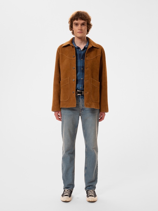 Muddy Nubuck Jacket Camel - 2