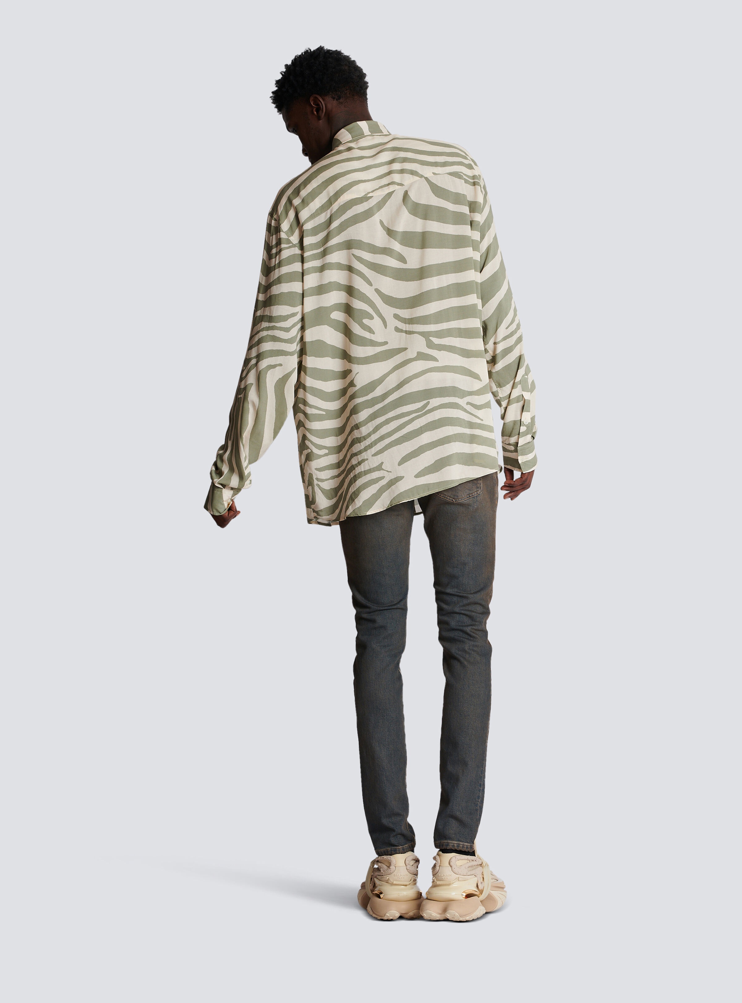 Zebra print shirt - 4