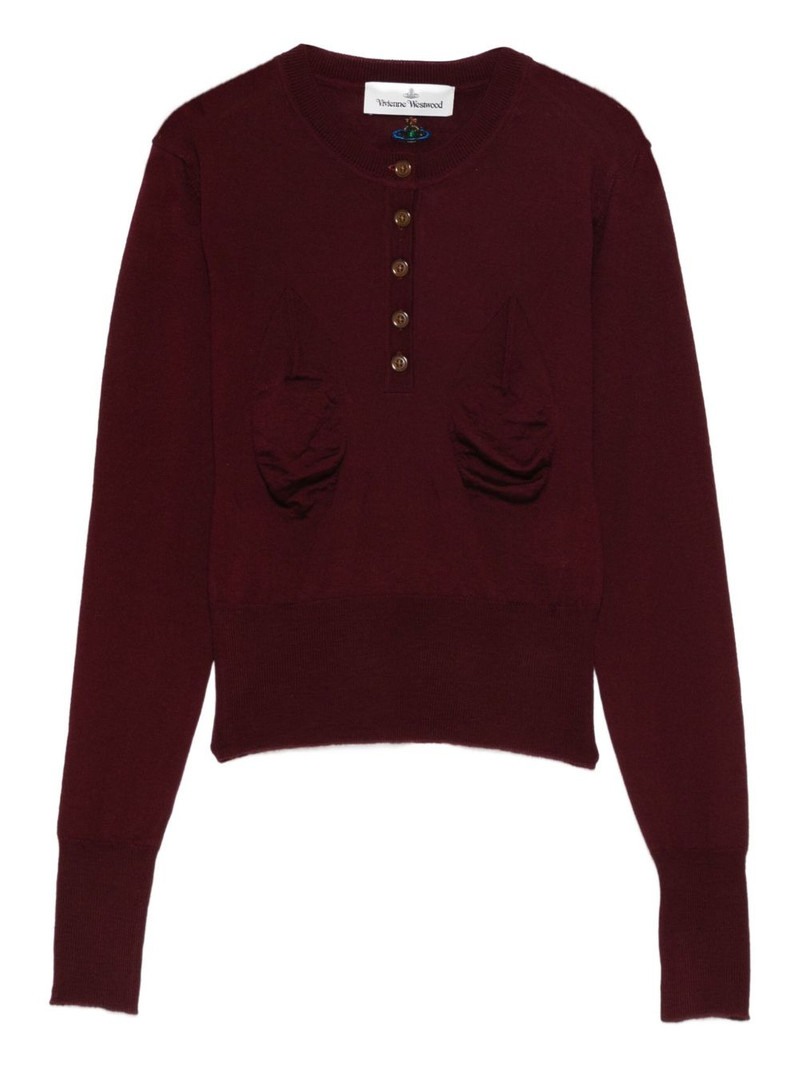 Tit button detail jumper 1