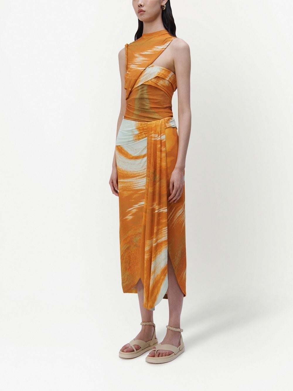 Gwena marble high-waisted skirt - 3