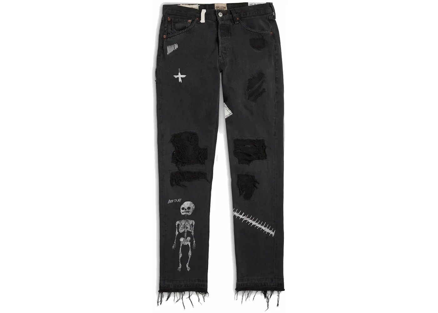 Gallery Dept. Fuck Face Denim Black - 1
