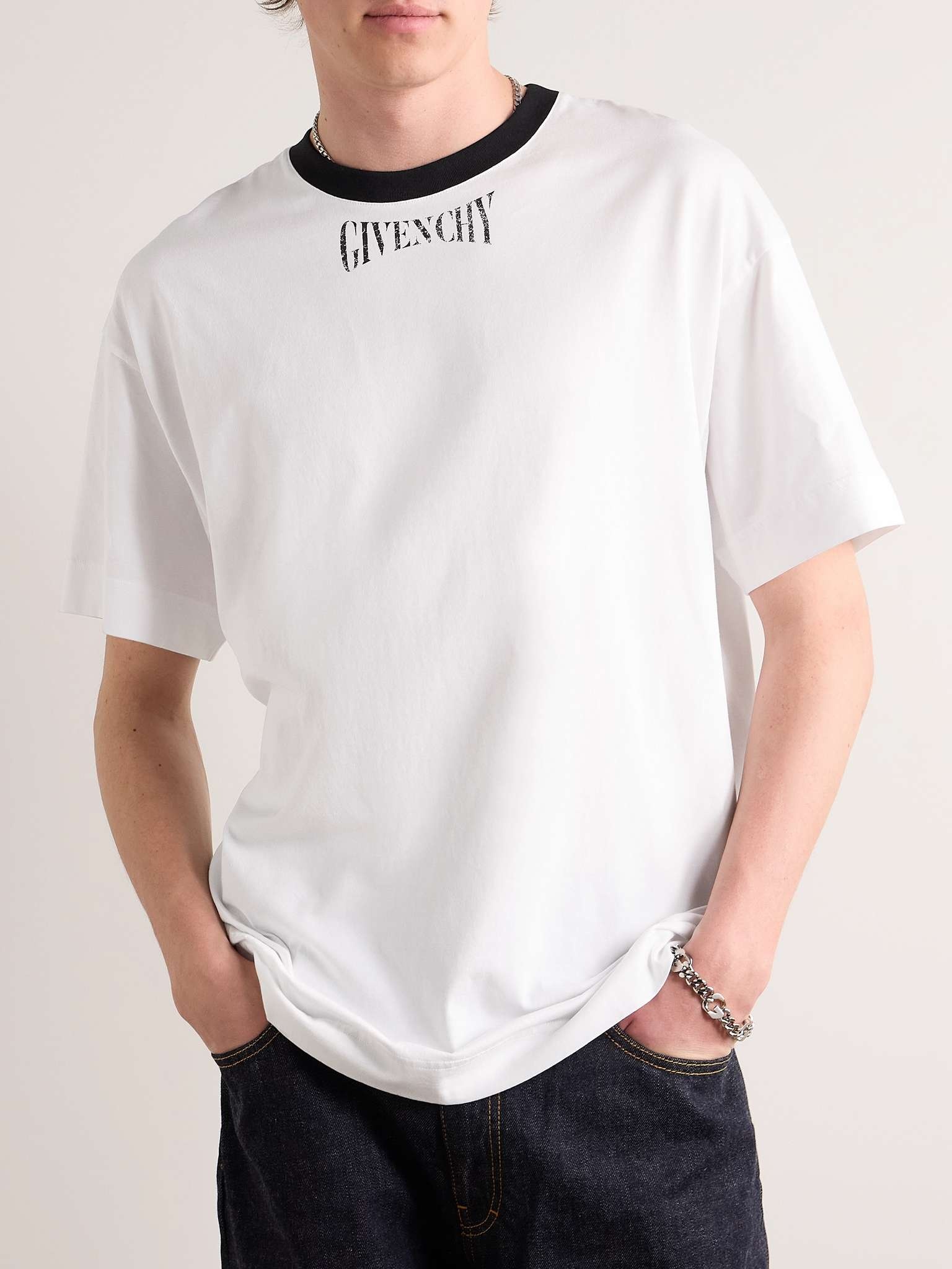Logo-Print Cotton-Jersey T-Shirt - 3