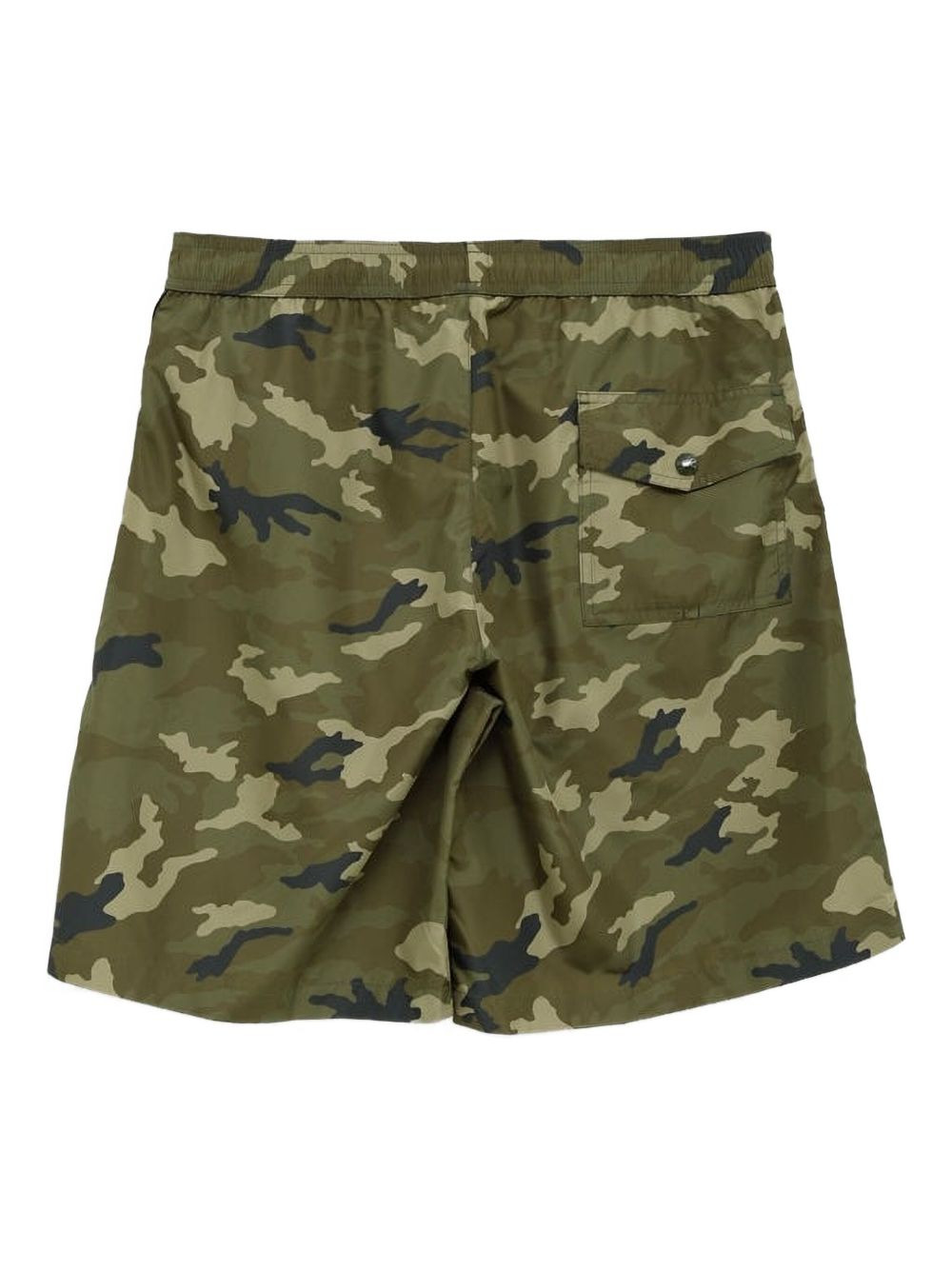 camouflage-print track shorts - 2