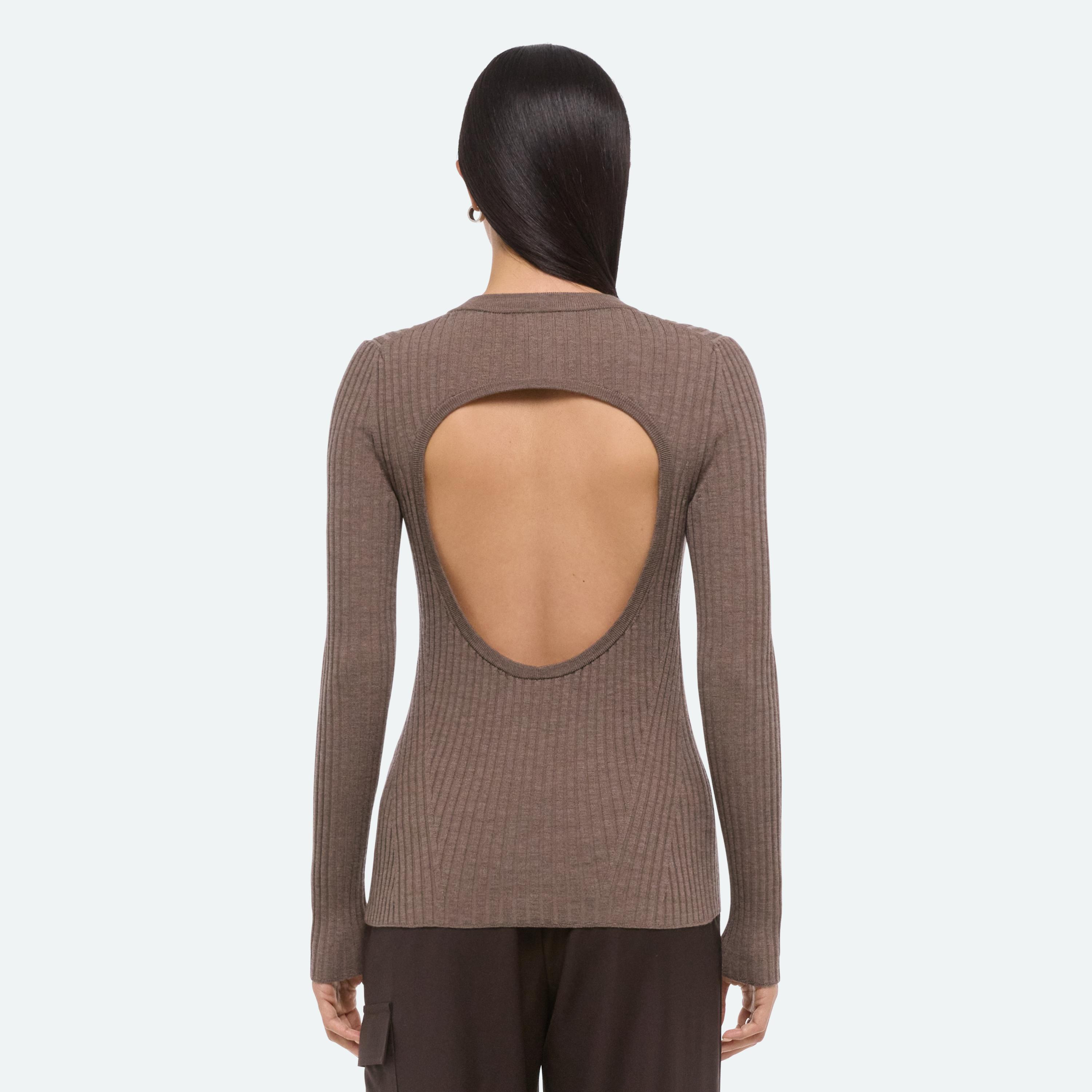 OPEN-BACK RIBBED TOP - 7