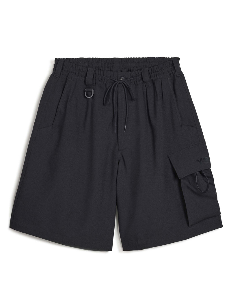 Y-3 SPORT UNIFORM CARGO SHORTS – BLACK 1